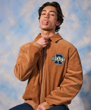 Blouson en velours côtelé matelassé garçon vue7 - GEMO 4G GARCON - GEMO