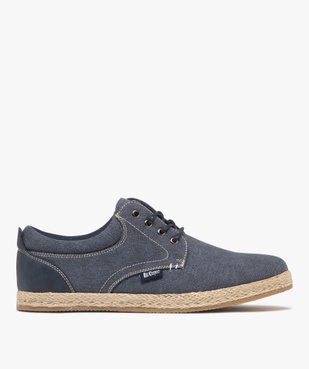 Baskets en toile tige basse avec semelle de corde homme - Lee Cooper vue1 - LEE COOPER - GEMO