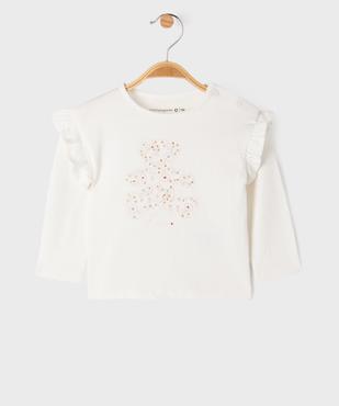 Ensemble 2 pièces bébé fille jupe à bretelles et tee-shirt - LuluCastagnette vue4 - LULU CASTAGNETTE GEMO FOR GOOD - GEMO