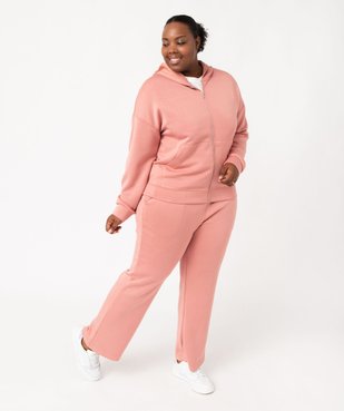 Pantalon en maille avec ceinture élastique femme grande taille vue5 - GEMO(FEMME PAP) - GEMO