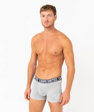 Boxer en coton extensible imprimé homme - Camps United vue1 - CAMPS US - GEMO