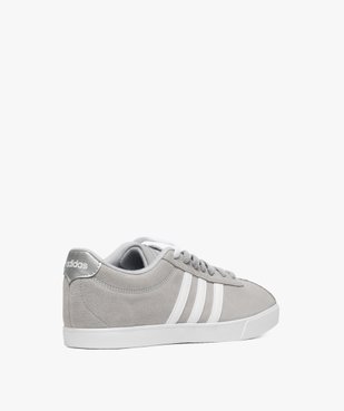 Tennis femme dessus cuir à bandes contrastantes - Adidas vue4 - ADIDAS - GEMO