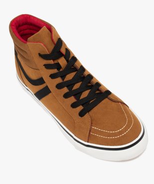 Baskets homme mid-cut en suédine à col rembourré vue6 - GEMO (SPORTSWR) - GEMO