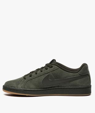 Tennis homme en cuir suédé à tige basse - Nike Court Royale Suede vue3 - NIKE - GEMO