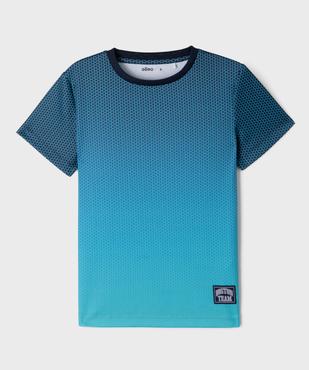 Tee-shirt de sport manches courtes imprimé garçon vue1 - GEMO (ENFANT) - GEMO