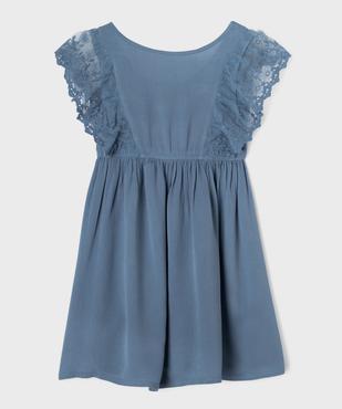 Robe sans manches fluide avec détails en dentelle fille vue1 - GEMO 4G FILLE - GEMO