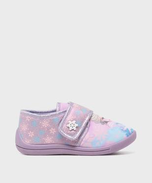 Chaussons à scratch imprimé Elsa fille - La Reine des Neiges vue2 - REINE DES NEIGE - GEMO