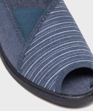 Chaussons à talon compensé, bout et talon ouverts femme vue6 - G'FLEX GEMO FOR GOOD - GEMO