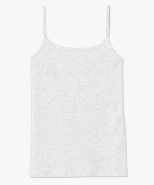 Top en coton stretch  pour femme avec fines bretelles vue4 - GEMO (MAILLE) - GEMO