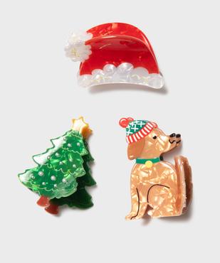 Pince à cheveux Noël femme vue1 - GEMO (ACCESS) - GEMO