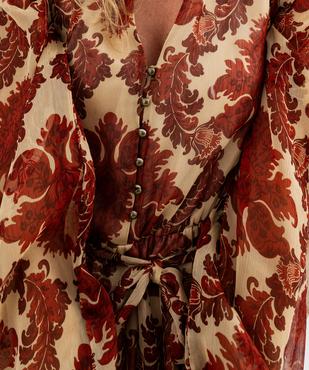 Robe longue boutonnée femme vue4 - GEMO(FEMME PAP) - GEMO