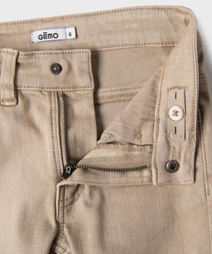 Pantalon slim avec taille ajustable garçon vue4 - GEMO (ENFANT) - GEMO