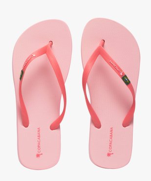 Tongs femme bicolores à fines brides - Copacabana vue1 - COPACABANA - GEMO