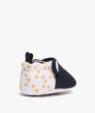Chaussons de naissance bébé garçon ourson vue4 - GEMO 4G BEBE - GEMO