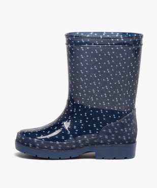 Bottes de pluie fille à pois et à paillettes – LuluCastagnette vue3 - LULU CASTAGNETT - GEMO