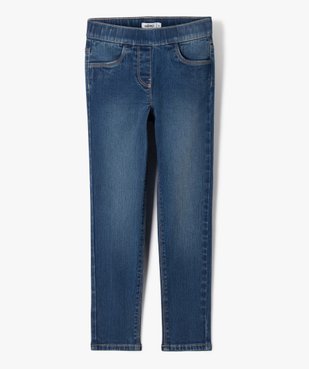Jegging délavé avec taille ajustable fille vue2 - GEMO 4G FILLE - GEMO