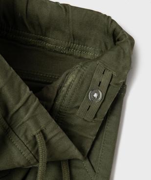 Pantalon cargo résistant à taille réglable garçon vue3 - GEMO (ENFANT) - GEMO