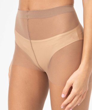 Collants femme voile 15 deniers (lot de 3) vue2 - GEMO(HOMWR FEM) - GEMO