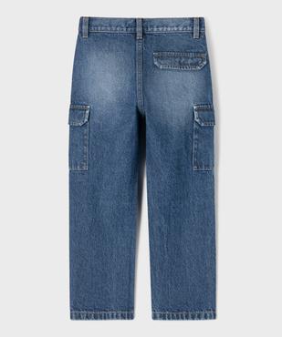 Jean cargo délavé garçon vue3 - GEMO (ENFANT) - GEMO