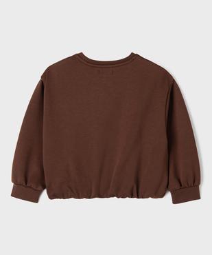 Sweat ample resserré à la base fille vue6 - GEMO (ENFANT) - GEMO