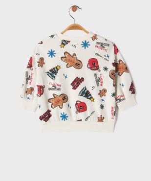 Sweat de Noël en molleton doux bébé garçon vue3 - GEMO 4G BEBE - GEMO