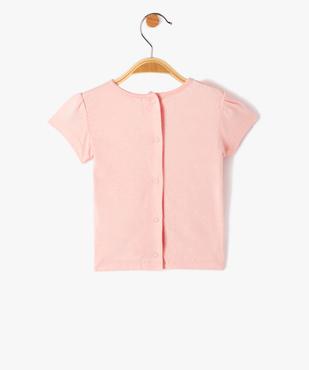 Tee-shirt bébé fille à manches courtes imprimé - Disney vue3 - DISNEY BABY - GEMO
