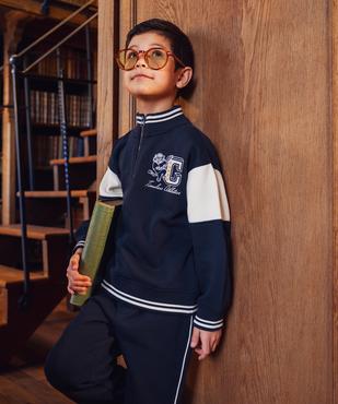 Sweat à col zippé garçon - Camps United vue4 - CAMPS - GEMO