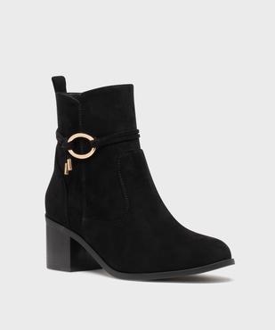 Bottines à talon avec bride fantaisie femme - Valentina Baldano vue2 - VALENTINA BALDANO GEMO FORGOOD - GEMO
