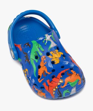 Sabots souples garçon dessus perforé et à motifs avec bride pivotante Baya Seasonnal Print - Crocs vue5 - CROCS - GEMO