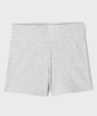 Short en jersey de coton stretch à large ceinture élastiquée fille vue1 - GEMO 4G FILLE - GEMO