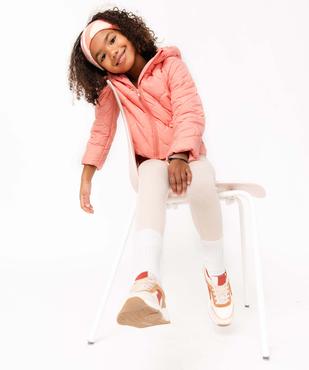 Blouson fille à capuche en matière matelassée vue1 - GEMO 4G FILLE - GEMO