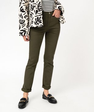 Pantalon coupe Regular taille normale femme vue1 - GEMO 4G FEMME - GEMO