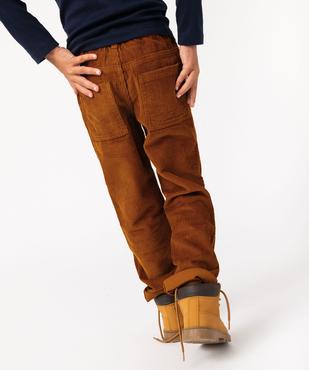 Pantalon en velours large garçon vue1 - GEMO (ENFANT) - GEMO