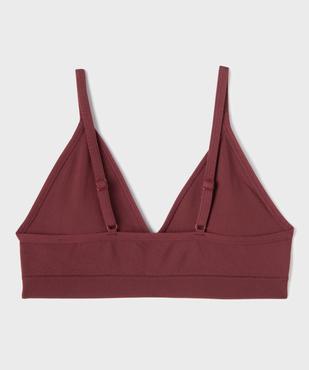 Brassière à fines bretelles avec mousses amovibles fille vue3 - GEMO 4G FILLE - GEMO