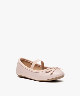 Ballerines fille brillantes à élastique vue3 - LOVELY WINGS - GEMO