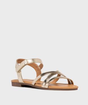 Sandales plates à brides femme - Valentina Baldano vue2 - VALENTINA BALDA - GEMO