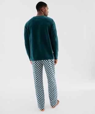 Pyjama Noël polaire homme vue4 - GEMO 4G HOMME - GEMO