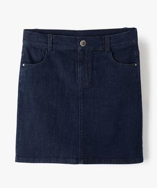 Jupe fille en jean extensible vue1 - GEMO (JUNIOR) - GEMO
