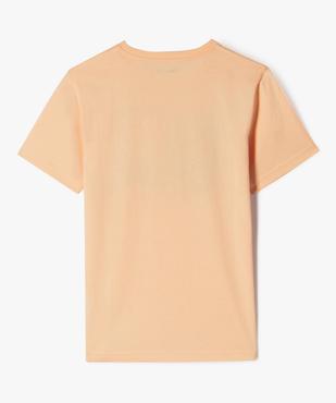 Tee-shirt à manches courtes avec motif estival garçon vue4 - GEMO 4G GARCON - GEMO