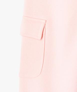 Pantalon de jogging avec poches à rabat bébé fille vue3 - GEMO 4G BEBE - GEMO