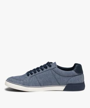 Baskets homme en toile à lacets – Lee Cooper Valmont vue3 - LEE COOPER - GEMO