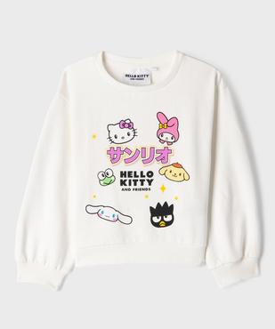 Sweat à motifs colorés fille - Hello Kitty vue3 - HELLO KITTY - GEMO