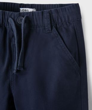 Pantalon chino Regular taille élastique garçon vue2 - GEMO 4G GARCON - GEMO