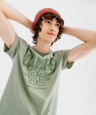 Tee-shirt manches courtes imprimé homme - Camps United vue1 - CAMPS GEMO FOR GOOD - GEMO