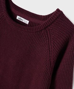 Pull en maille garçon vue2 - GEMO (ENFANT) - GEMO