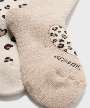 Chaussettes chaudes, douces et confortables fille (lot de 2 paires) vue2 - GEMO (ENFANT) - GEMO