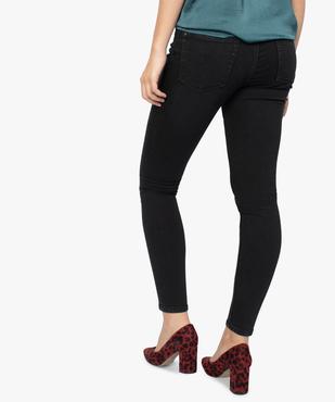 Jean femme coupe skinny taille basse en stretch vue3 - GEMO(FEMME PAP) - GEMO