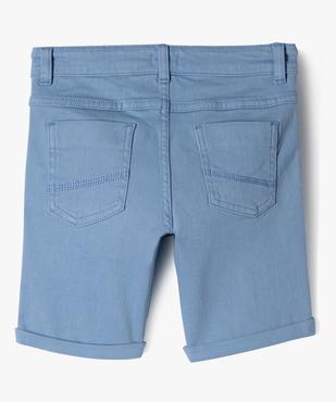 Bermuda en denim stretch coupe regular garçon vue3 - GEMO (ENFANT) - GEMO
