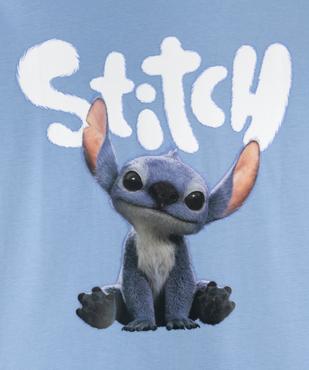Tee-shirt manches courtes motif Stitch fille - Disney vue2 - LILO & STITCH - GEMO