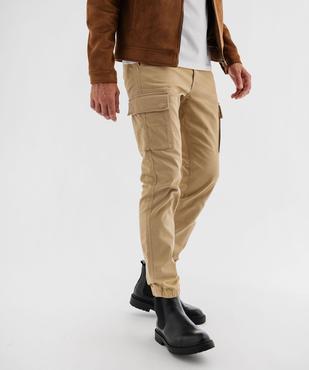 Pantalon cargo Regular coloris unique homme vue1 - GEMO (HOMME) - GEMO